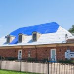 New Orleans, La September 9: Building With Hurricane Ida Damag